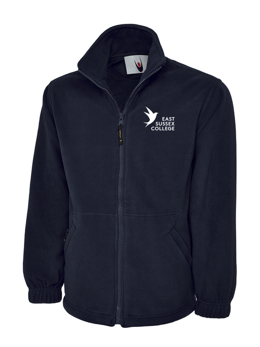 East Sussex College UPS Zip Up Fleece Navy (UC)